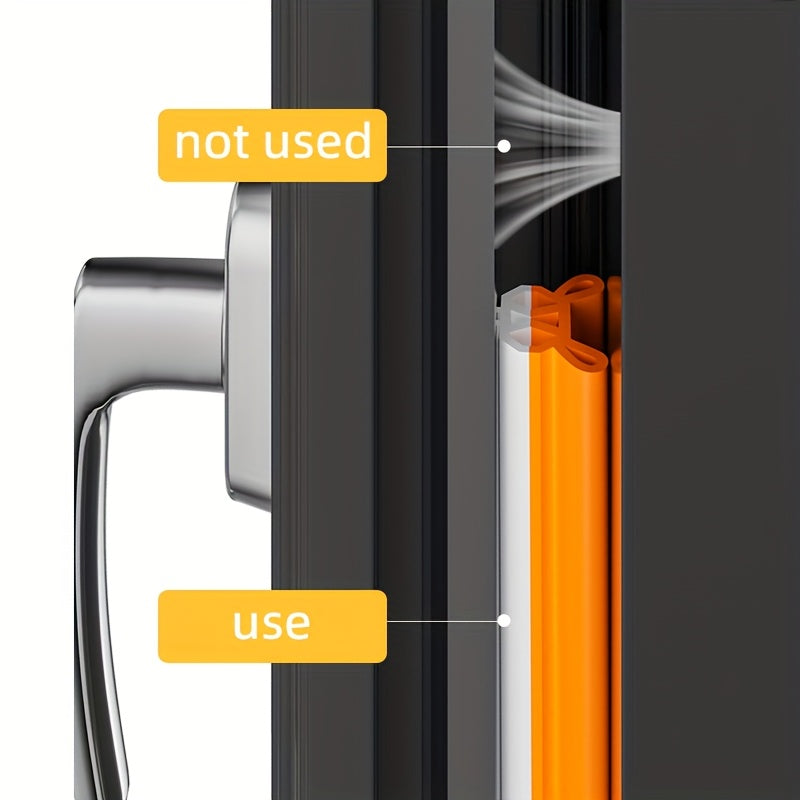 1pc Window Sealing Strip, Slot Type Sealing Strip, Length 400cm\u002F157.48inch, Suitable For Sliding Windows And Doors