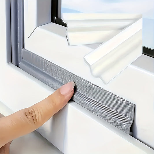 393inch\u002F1000cm Self-adhesive Weatherproof Sealing Strip, Suitable For Windows And Doors - Windproof, Dust-proof, Rainproof, Noise Cancelling With Textured Design, Enhanced Insulation, Waterproof Sealant